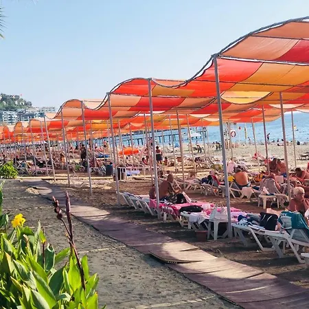 Goldcity 1+1 Main Building Unit Free Aquapark * Alanya